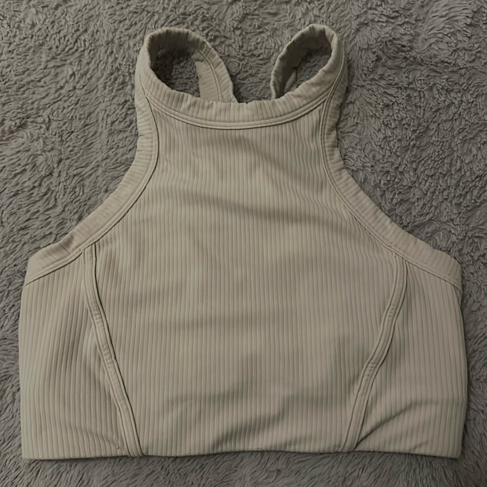 Lululemon ribbed high neck bra